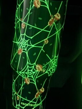 Frost Buddy Thicc 40~Webs & Roses~Glow in the Dark🕸️🕷️🌹~NEW🌹